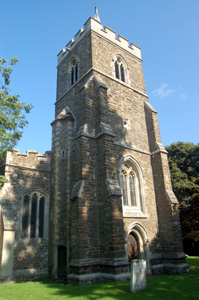 Westoning church from the west August 2009